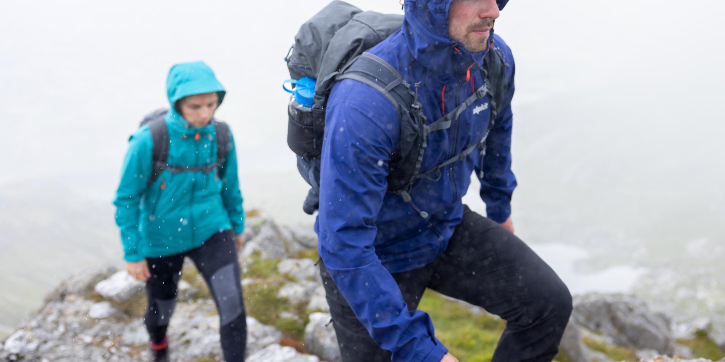 Waterproof trousers for hillwalking
