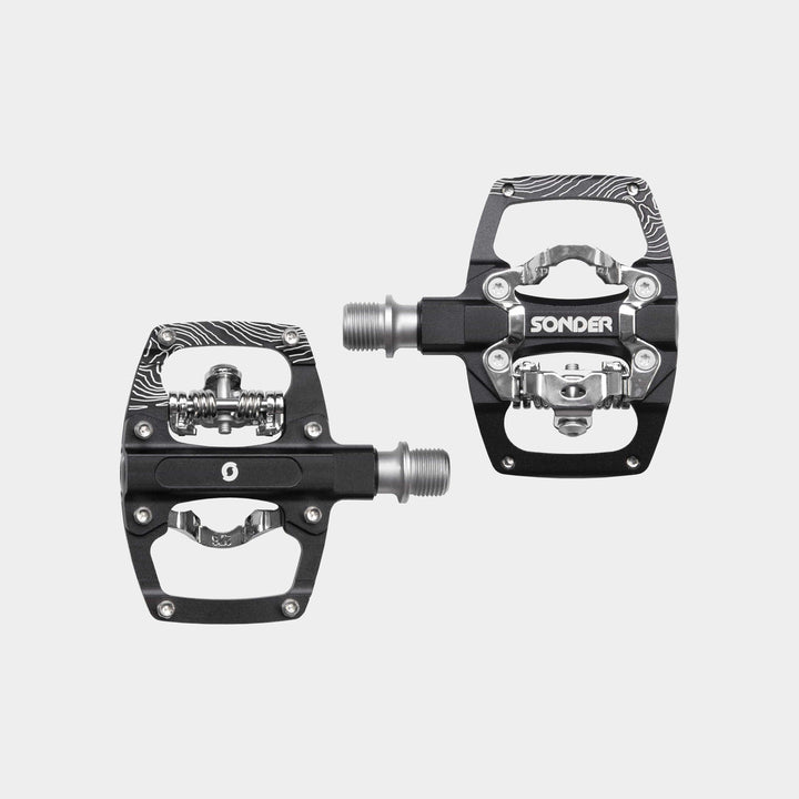 flinke pedale Jekyll Pedals with SPD & Flats for Touring and MTB by Sonder Berg Buddy Color:Rye-Deep Woods Jugendräder zu Top Preisen