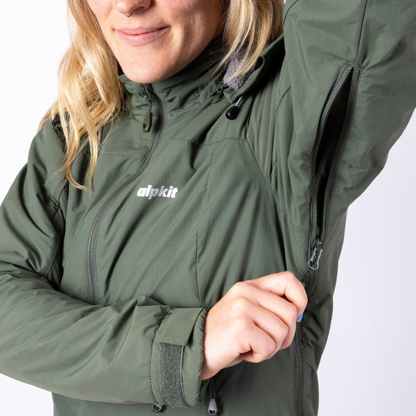 Jura Women's Pile Fleece-Lined Windproof Smock Jacket