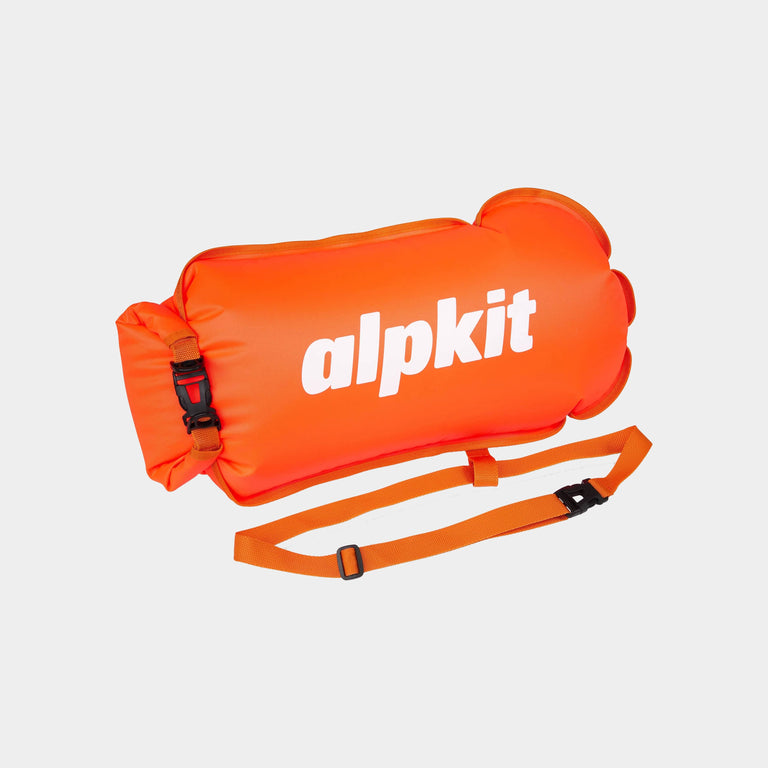 Alpkit nori tow float in flo orange