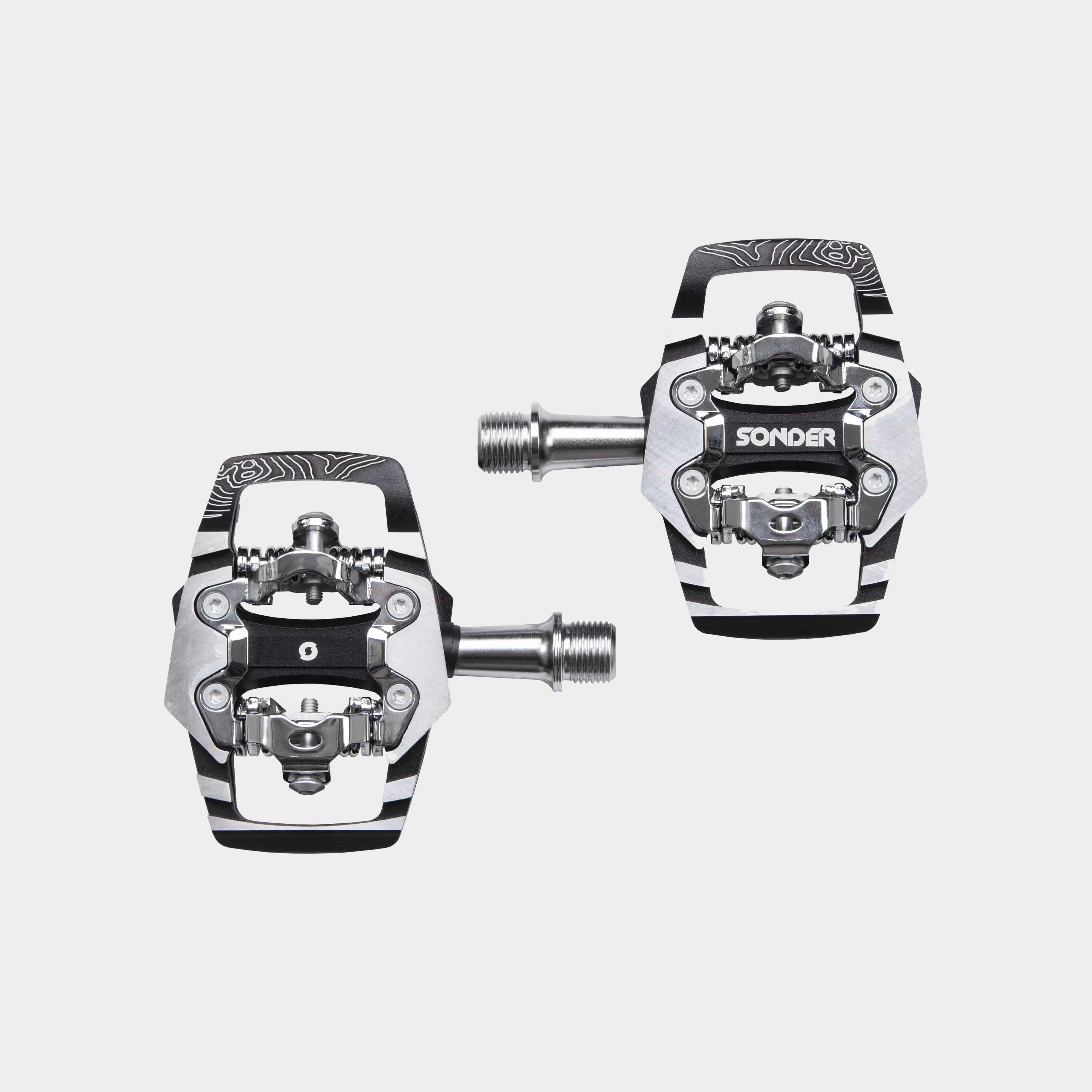 spd pedals for mountain bike Clipless Platform Pedals With Double-Sided SPD Clips