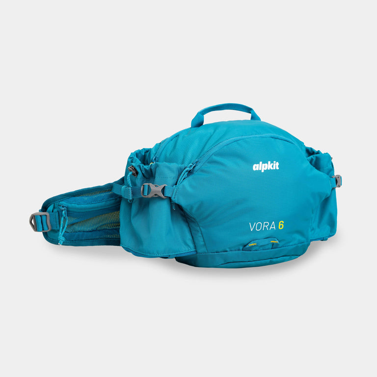 alpkit vora 6l bum bag hip pack in teal
