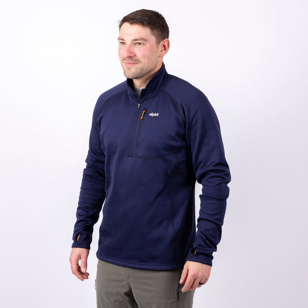 Yakutian Mens Half-Zip Fleece Midlayer