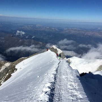 Emily walking the El Camino Trail