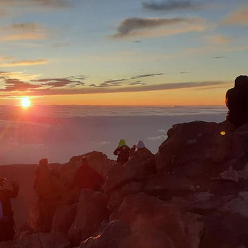 Emily walking the El Camino Trail