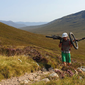 Bikepackers on the Badger Divide
