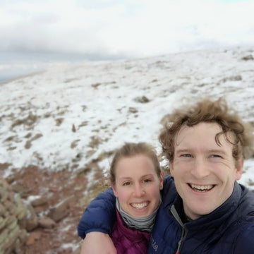 Emily walking the El Camino Trail