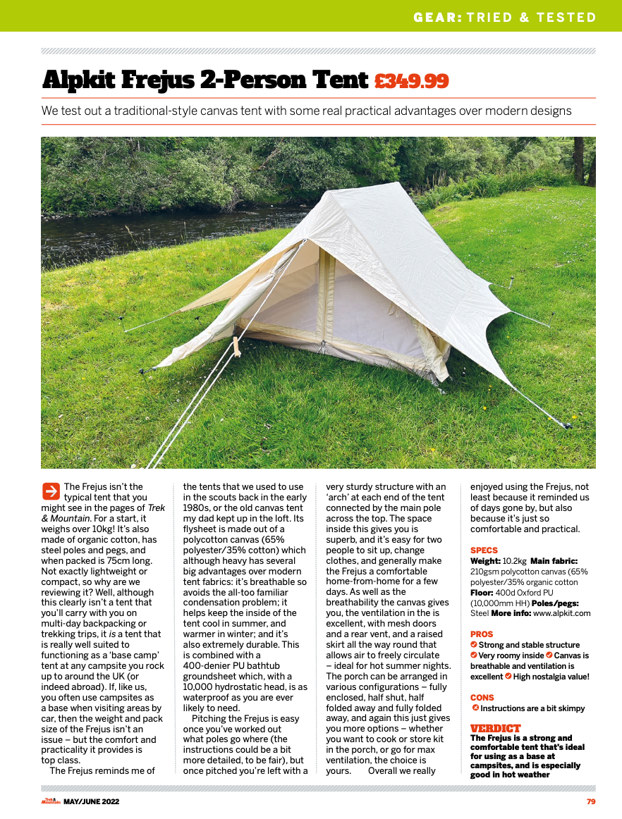 Trek & Mountain reviews Frejus