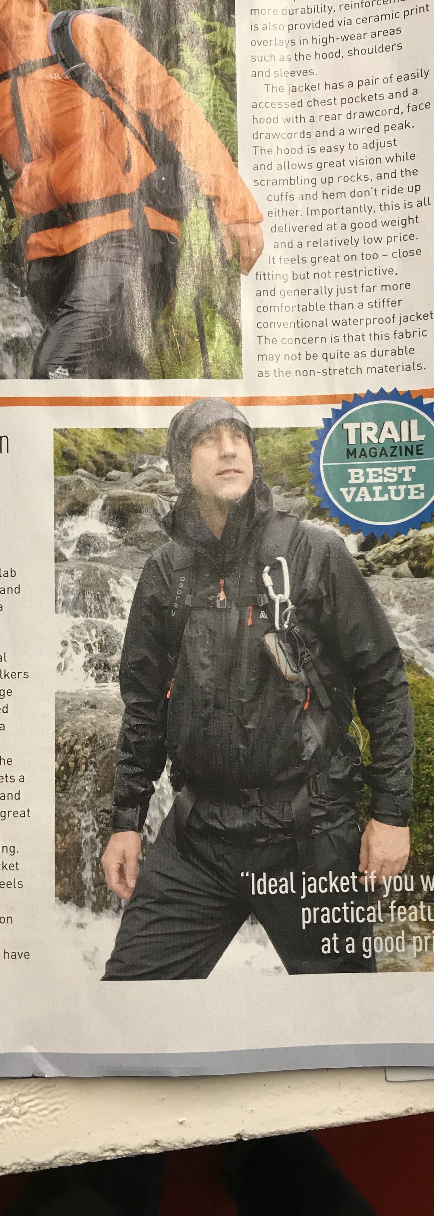 The Alpkit Definition wins 'Best Value' in Trail's Waterproof Jacket group test.