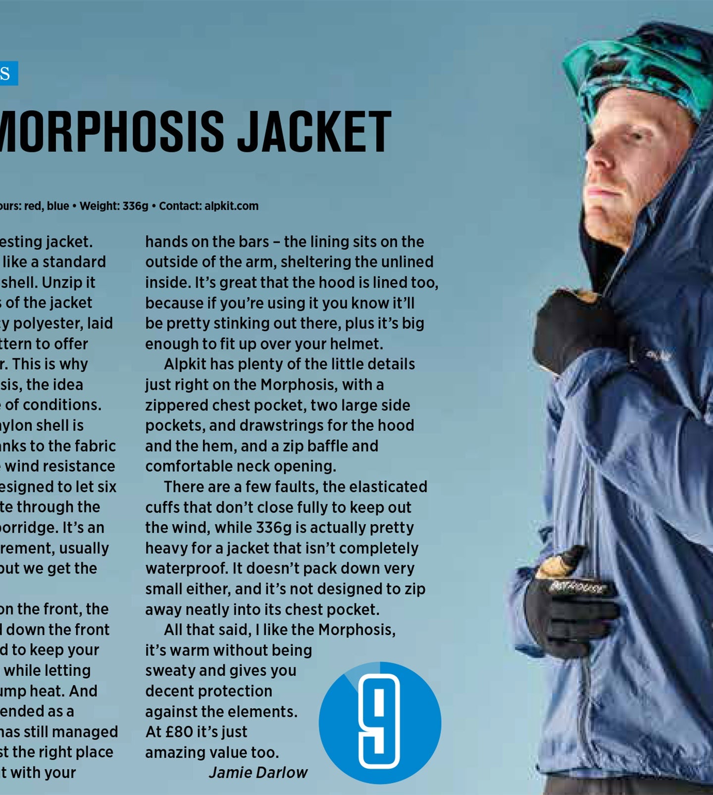 mbr reviews Morphosis Jacket
