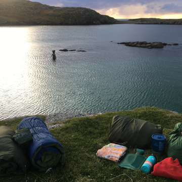 Solo camping in Scotland