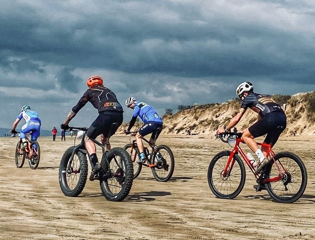 Steve and his Fat Bike take on Battle on the Beach 2022