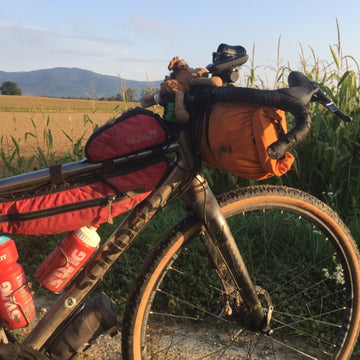 UK Made handlebar bag for cyclists
