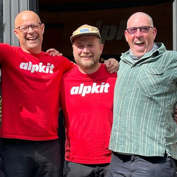 Bikepackers on the Badger Divide