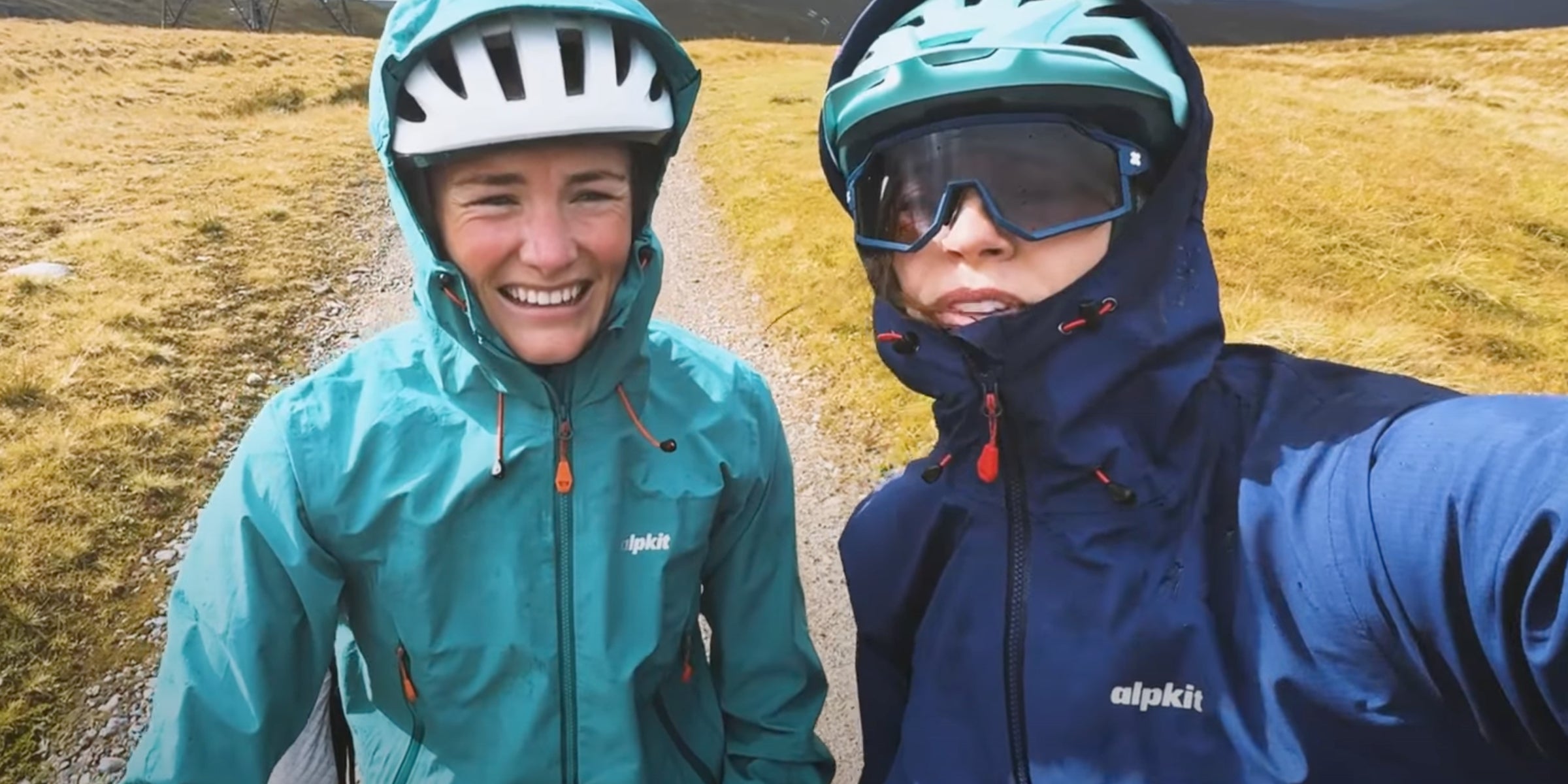 Bikepackers on the Badger Divide