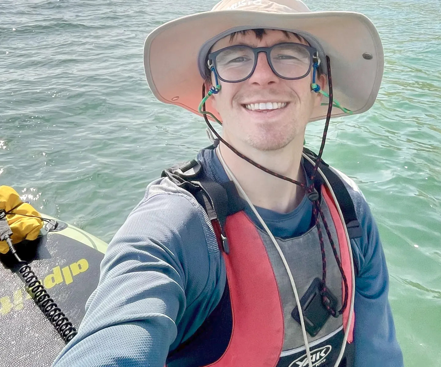 Ben paddleboarding