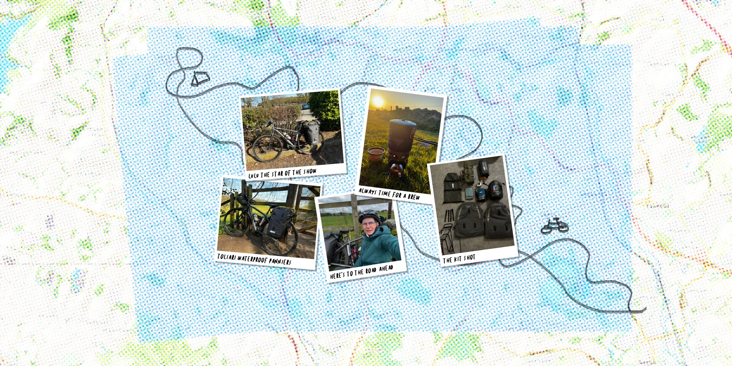 Gillians bikepacking adventure map