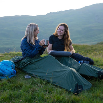 Ultra lightweight backpacking tent on the Coastal Path