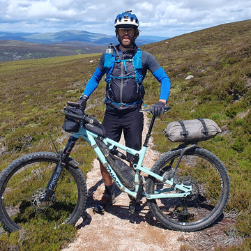 Bikepackers on the Badger Divide