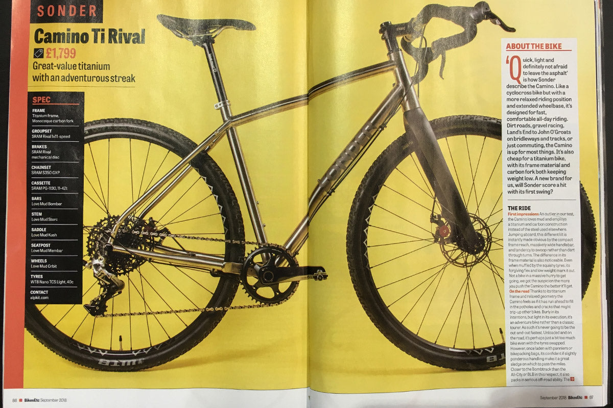 Bikes Etc Review the Sonder Camino Ti