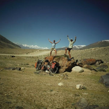 Wild camping on a cliff top