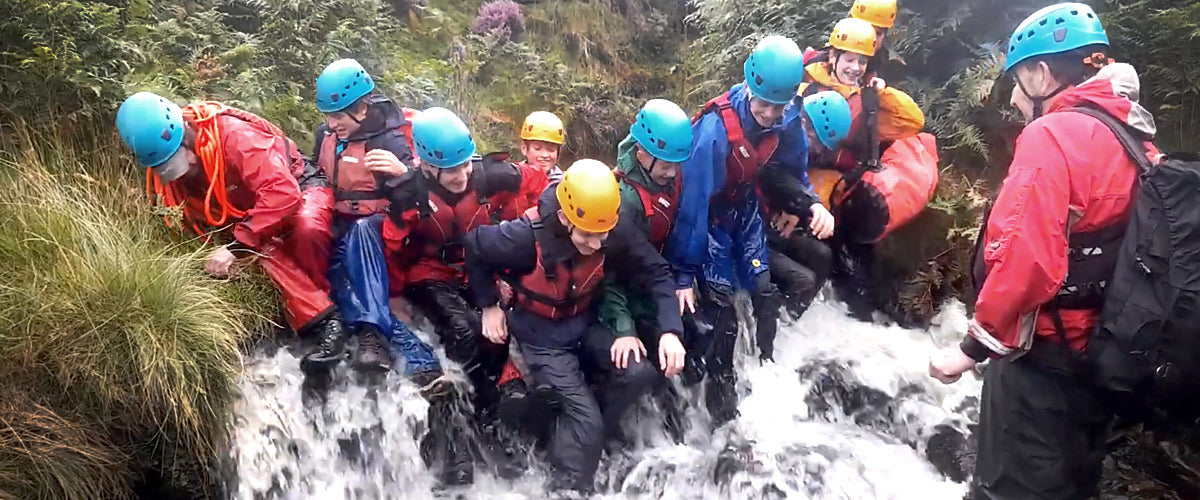 A Cracken Gorge Walk - giving Explorer Scouts a challenge.