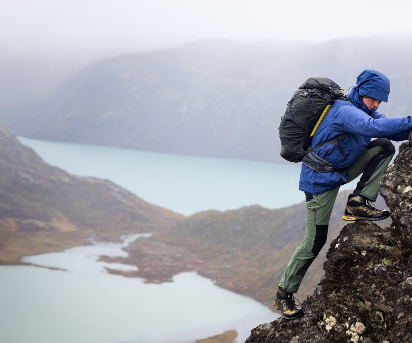 PFC free winter mountaineering jacket