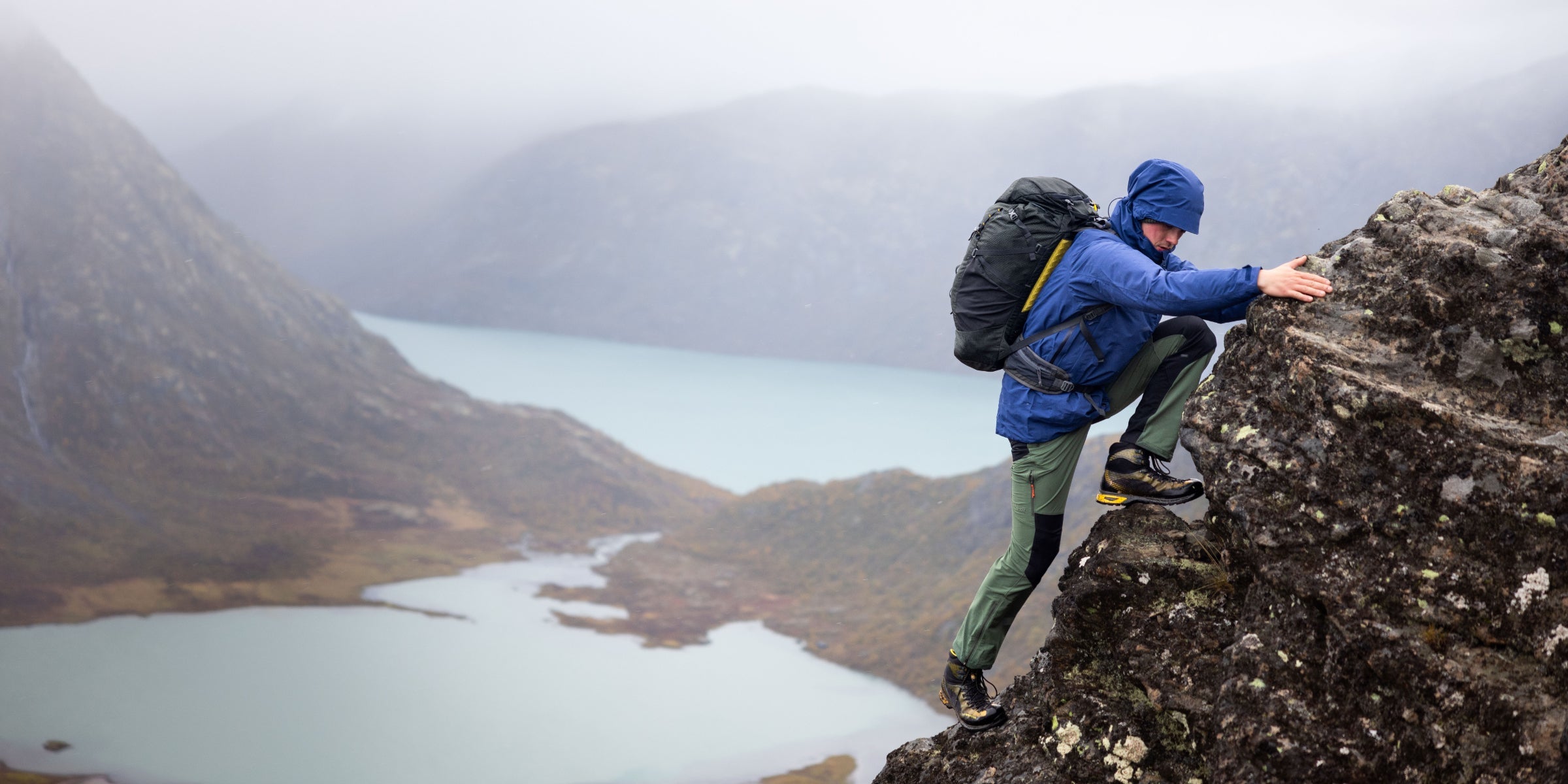 PFC free winter mountaineering jacket