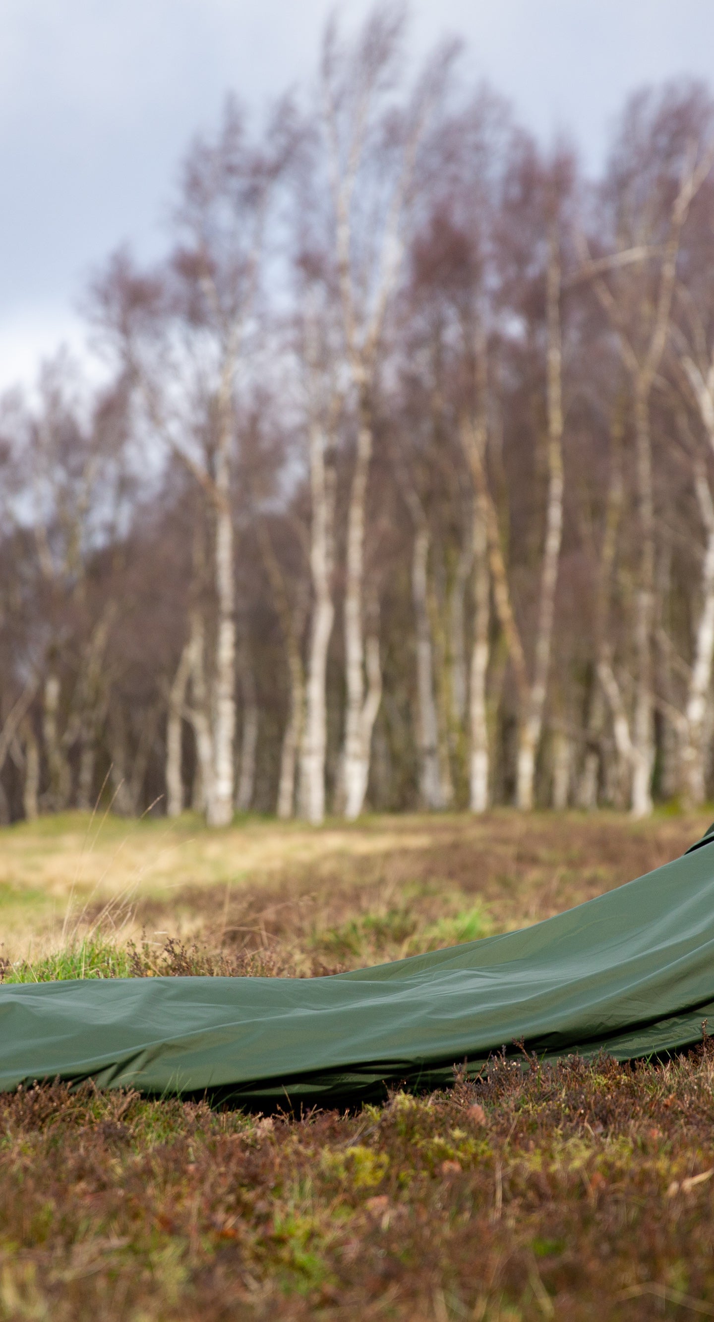 Wild camping with a lightweight hooped bivvy