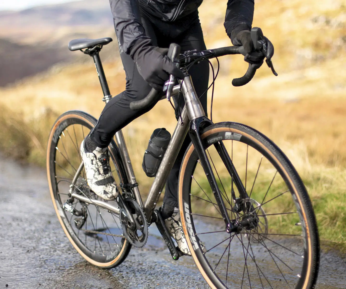 Titanium endurance road bike