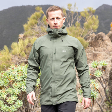 Hillwalkers walking in the rain