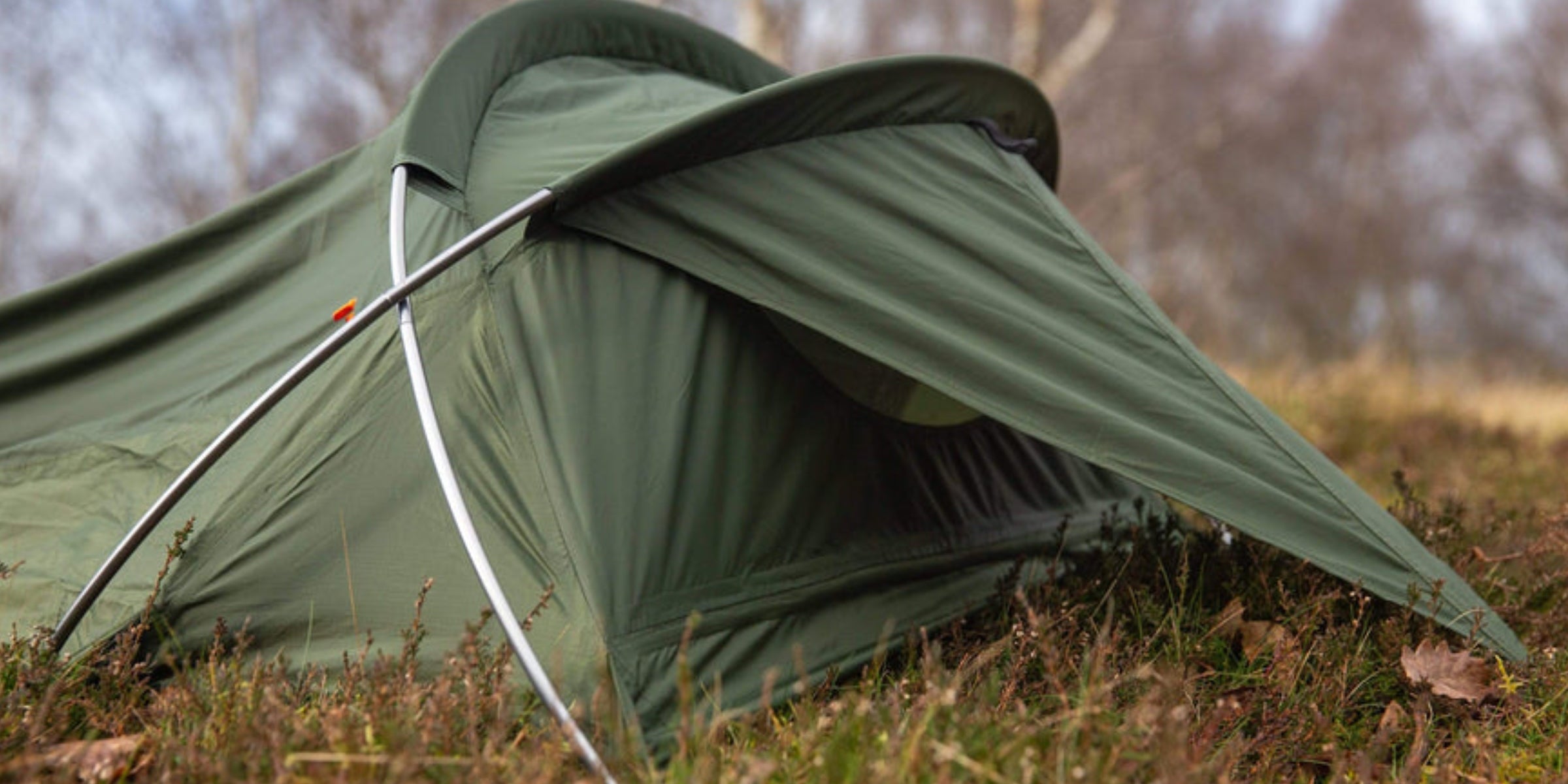 Hooped waterproof bivvy bag