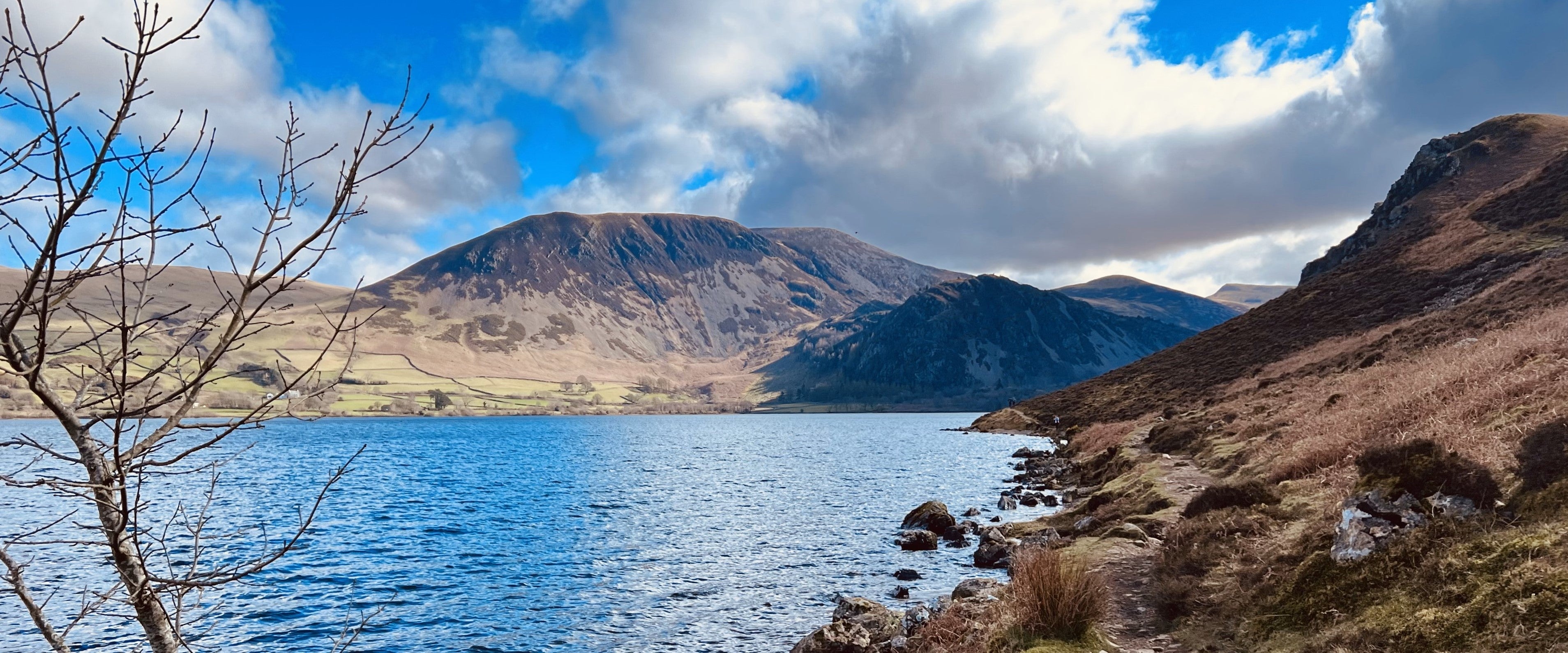 A mountain lake in the Lake District provides the setting for 100km ultra marathon