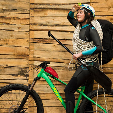 Wild camping on a cliff top