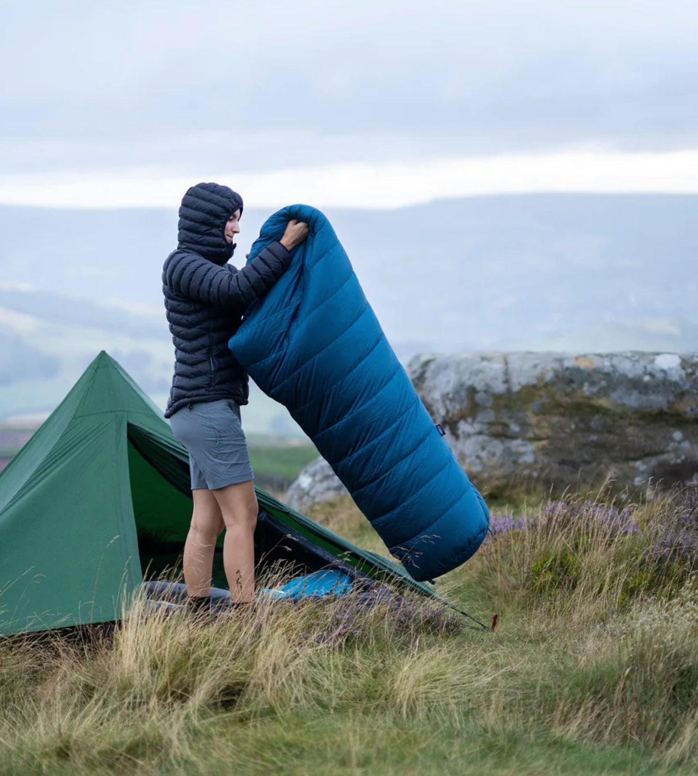 Lightweight backpacking with the PipeDream 400 down sleeping bag