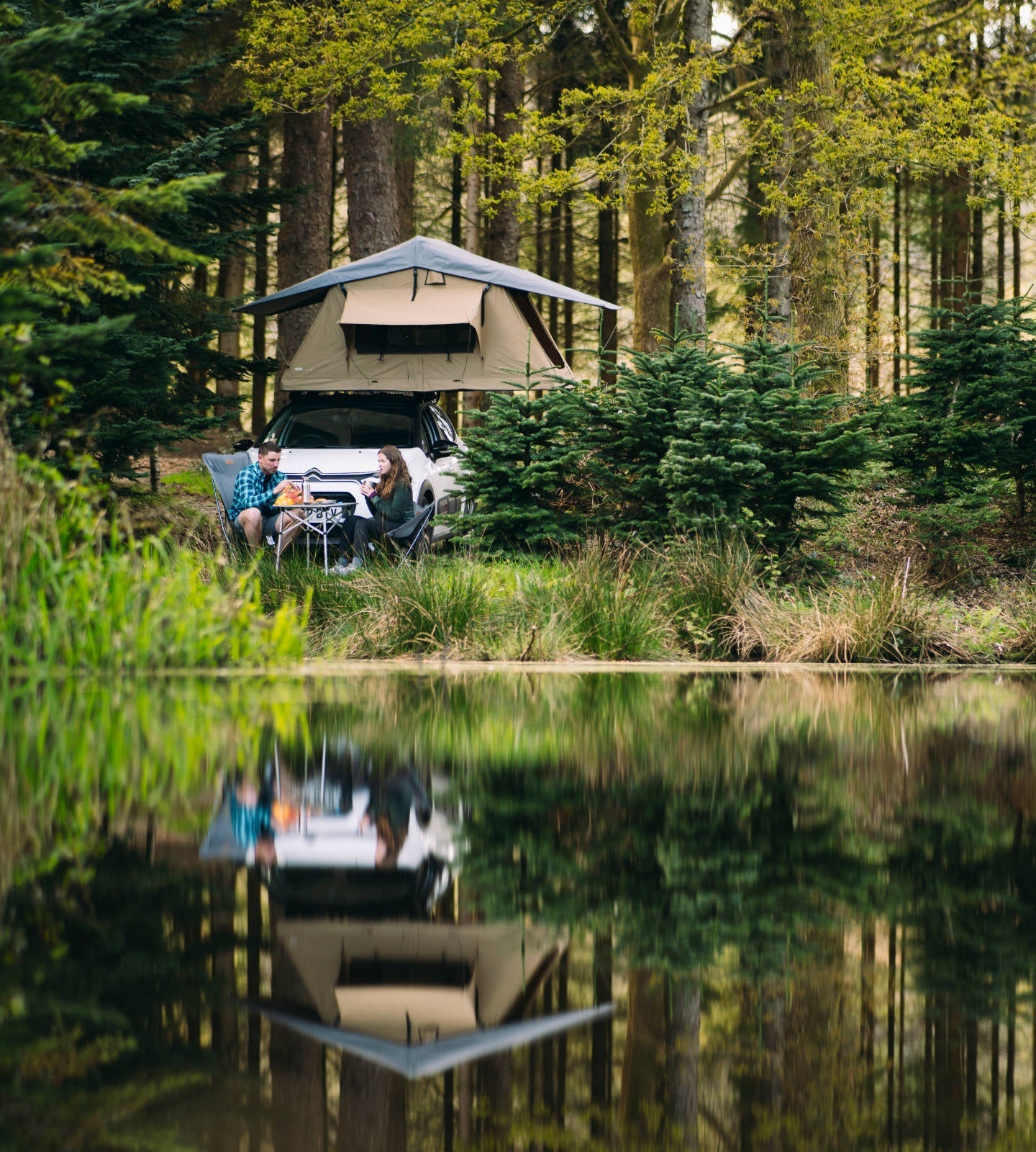 Roof tent camping in the UK
