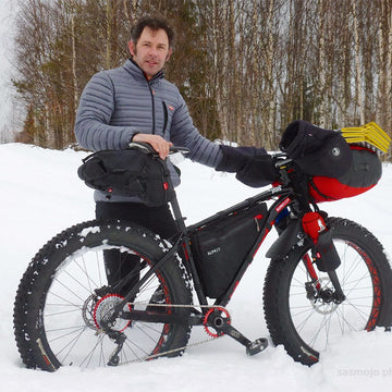 Rider on the Alps Divide