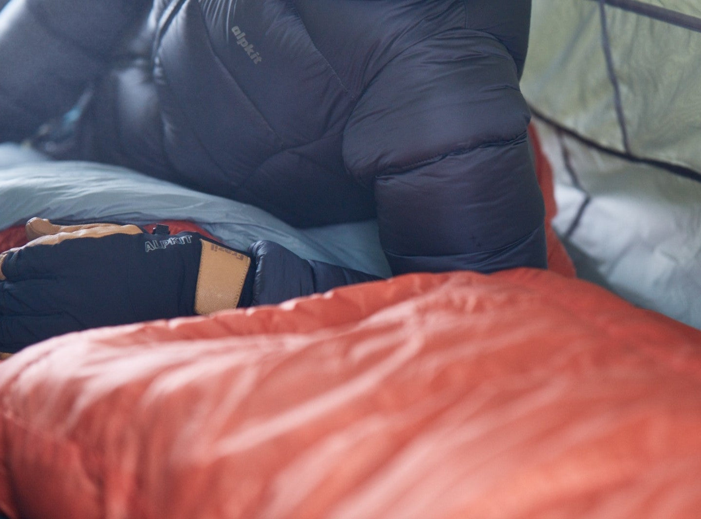 Sleeping bag liner protecst your sleeping bag when camping