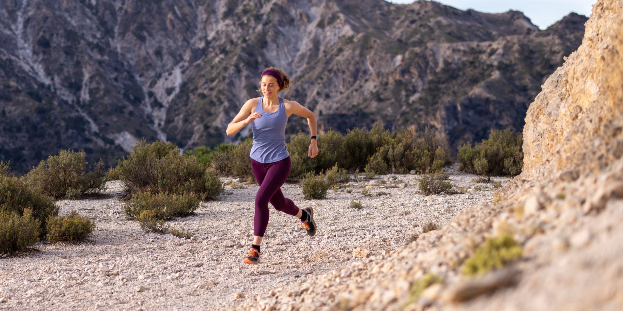 Socks for trail running