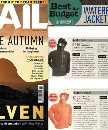 Trail Magazine: Definition & Balance Waterproofs