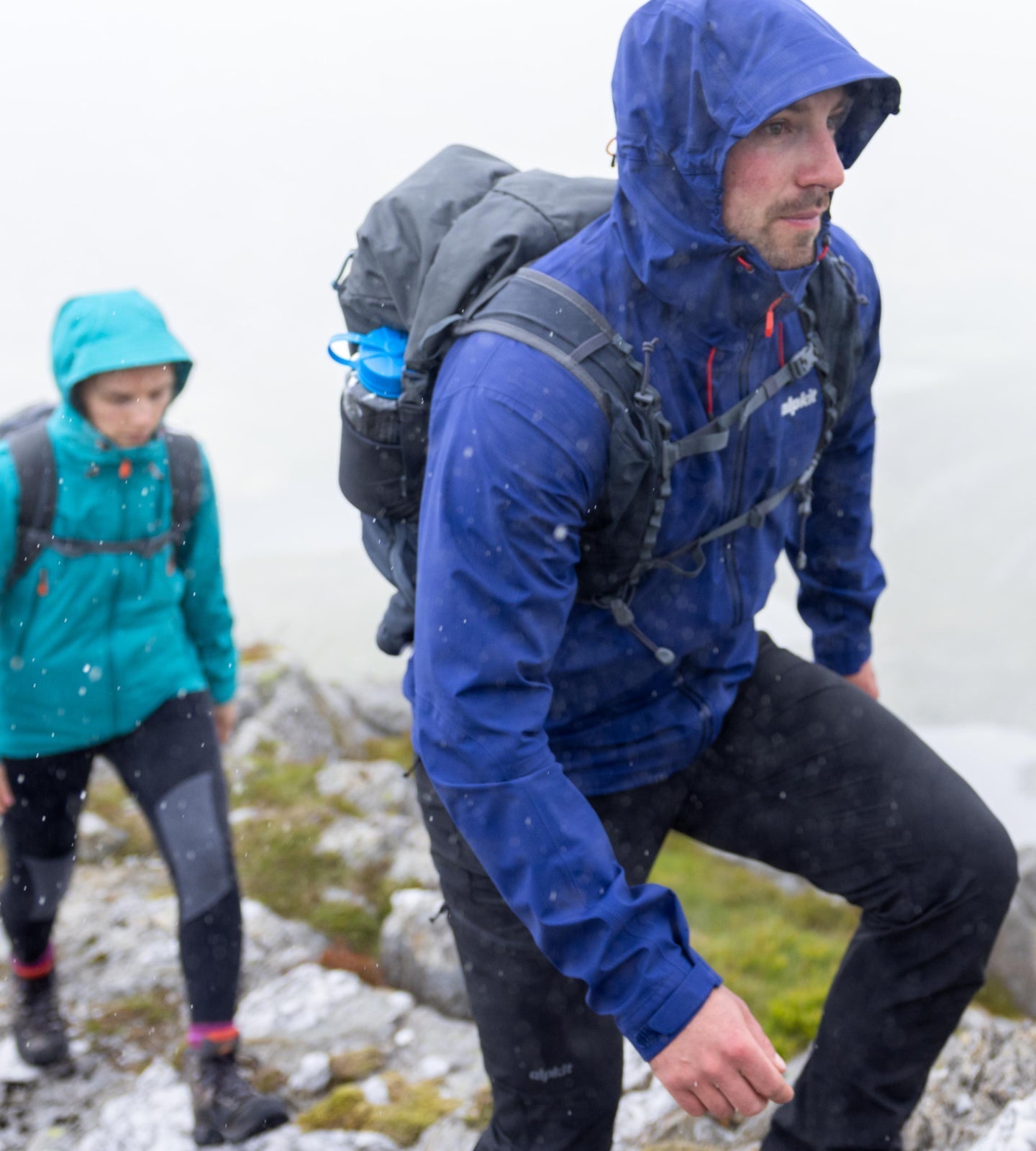 Waterproof trousers for hillwalking