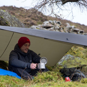 Two women bivvying in the Lake District