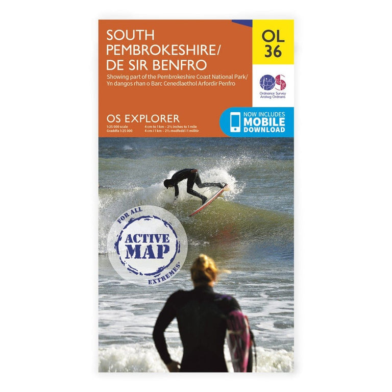 OS Explorer Laminated / South Pembrokeshire