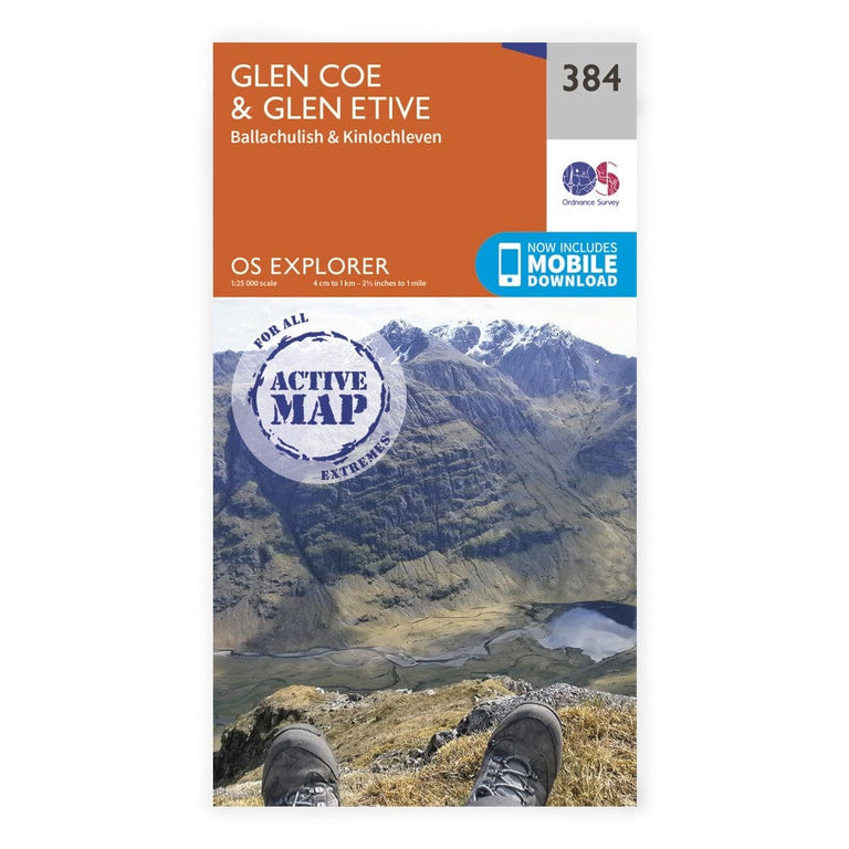 OS Explorer Laminated / Glen Coe