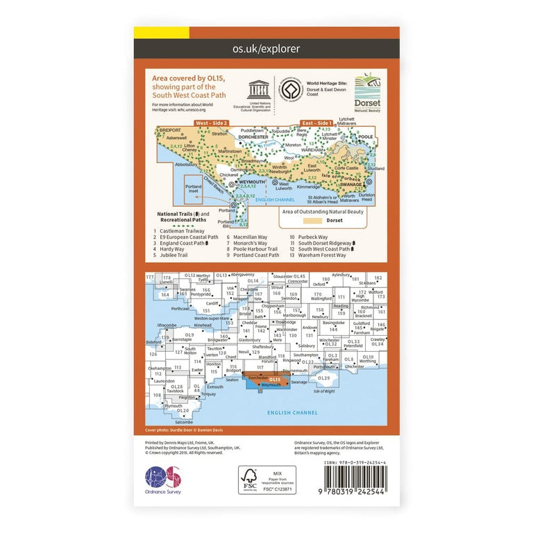 OS Explorer / Purbeck & South Dorset