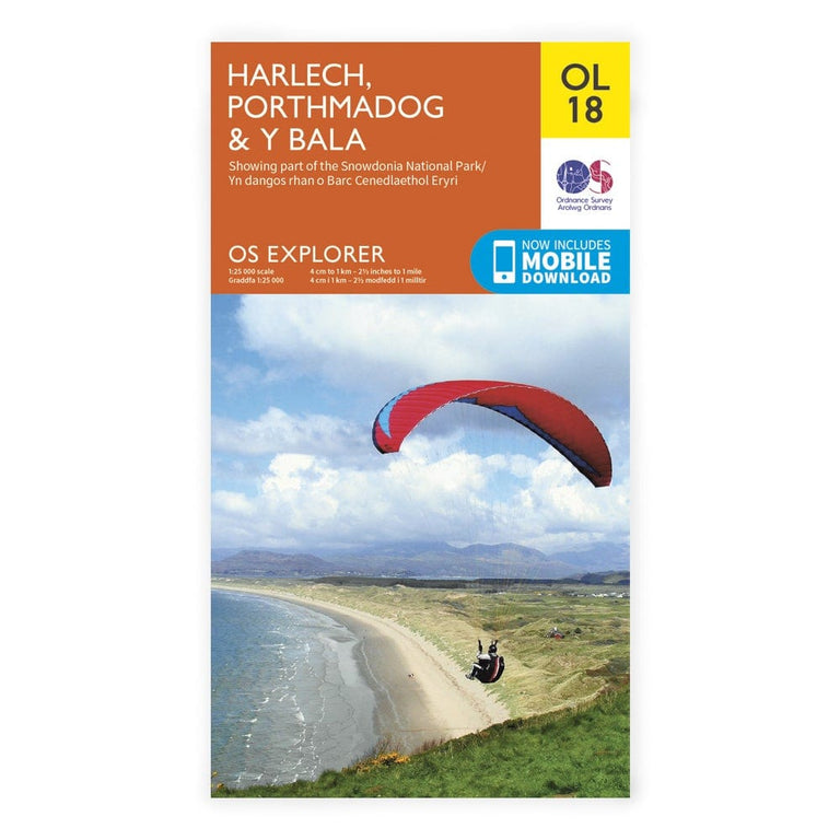 OS Explorer / Harlech, Porthmadog & Y Bala