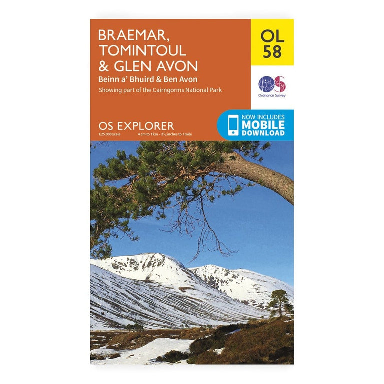 OS Explorer / Braemar, Tomintoul & Glen Avon