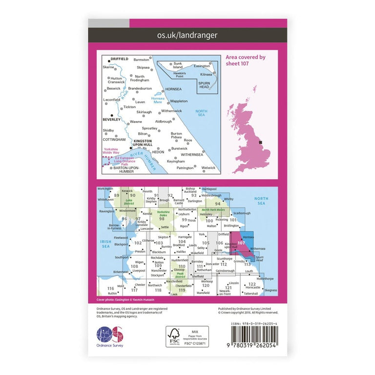 OS Landranger / Kingston Upon Hull