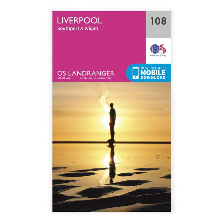 OS Landranger / Liverpool, Southport, Wigan