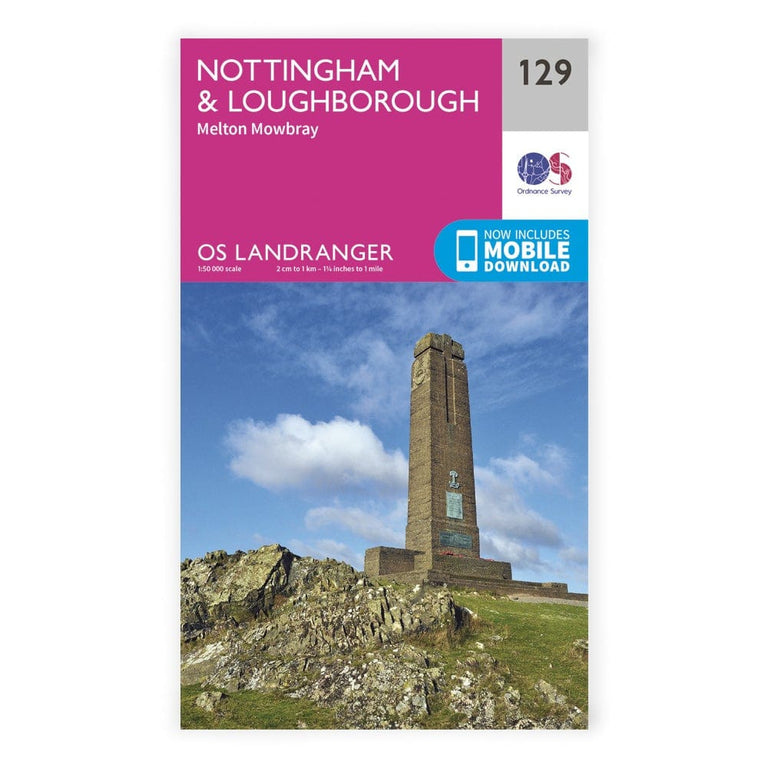 OS Landranger / Nottingham & Loughborough